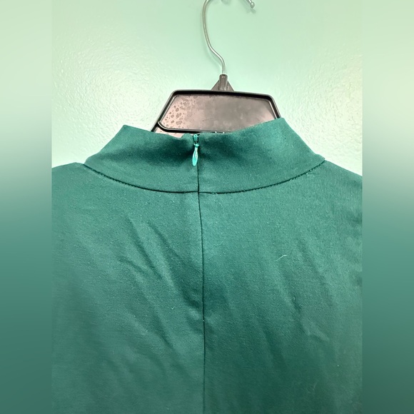 Love..ady mock neck midi dress in spruce size small - Picture 4 of 5